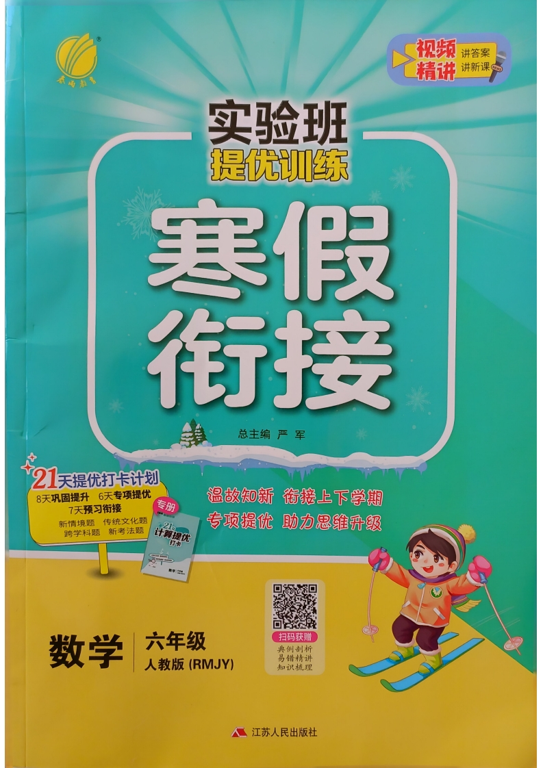 2025春《实验班寒假衔接》数学人教版（6年级下）-watiku