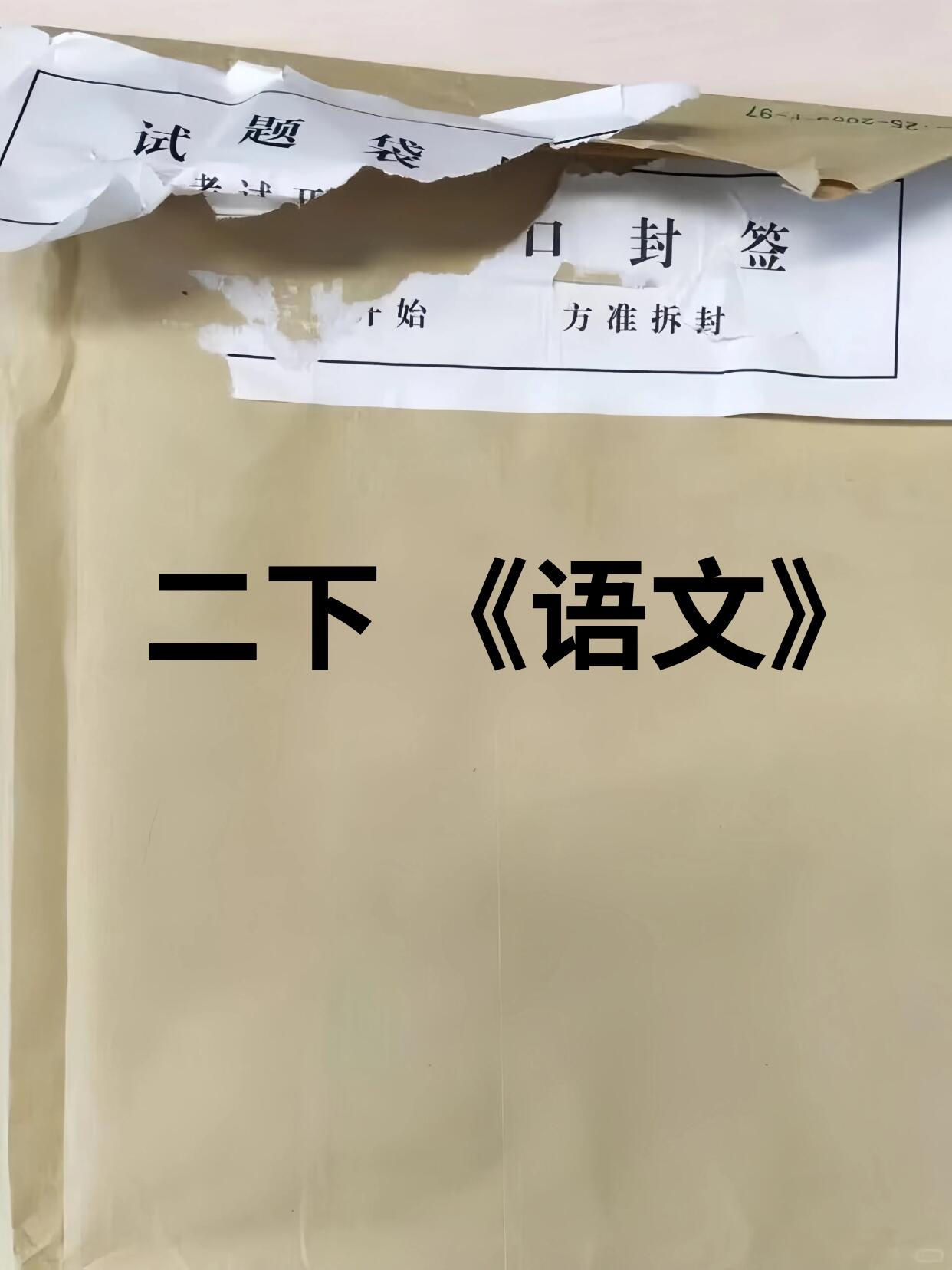 25学年二年级下册语文期中试卷精选5套含拔尖、真题、情景卷