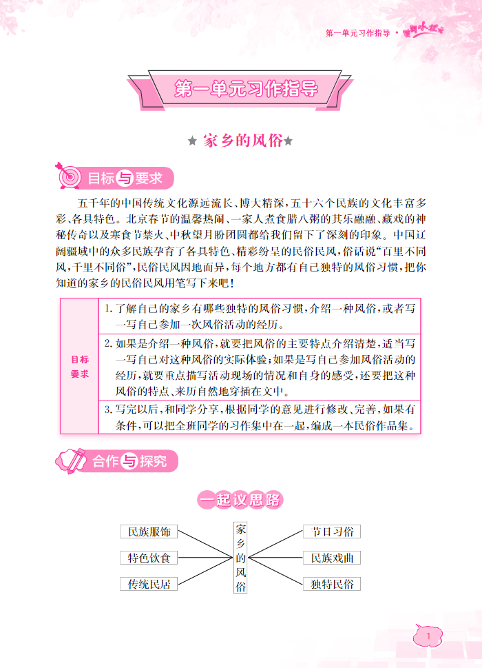 黄冈小状元同步作文6年级下册