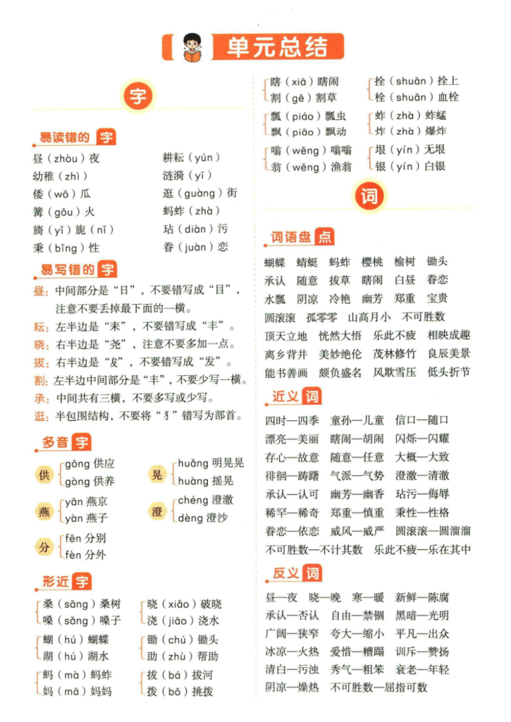 五年级下册语文单元总结.pdf-watiku