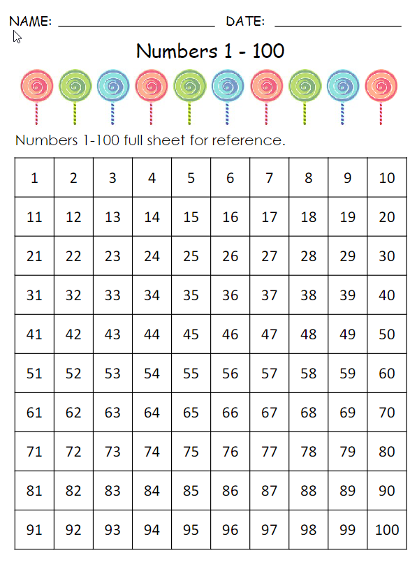一年级数学下册1-100丢失的数字专题训练-watiku