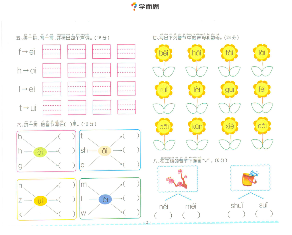 拼音复韵母+鼻韵母+整体认读拼音