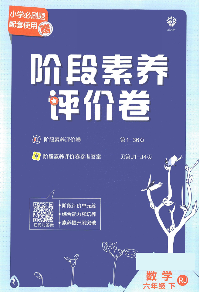 六年级下册数学-小学必刷题阶段素养评价卷-watiku
