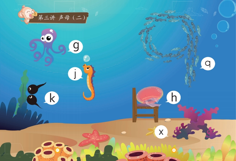 一年级上册语文讲义-拼音第三讲：声母（二）-人教部编版（PDF版）-watiku