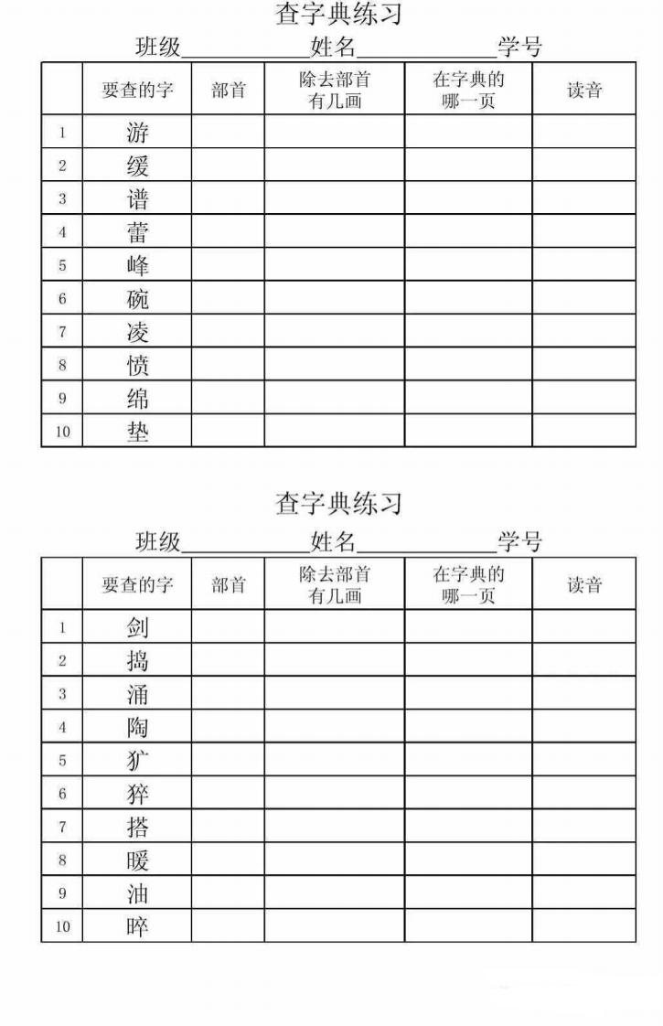二年级上册部首查字法(1)-watiku