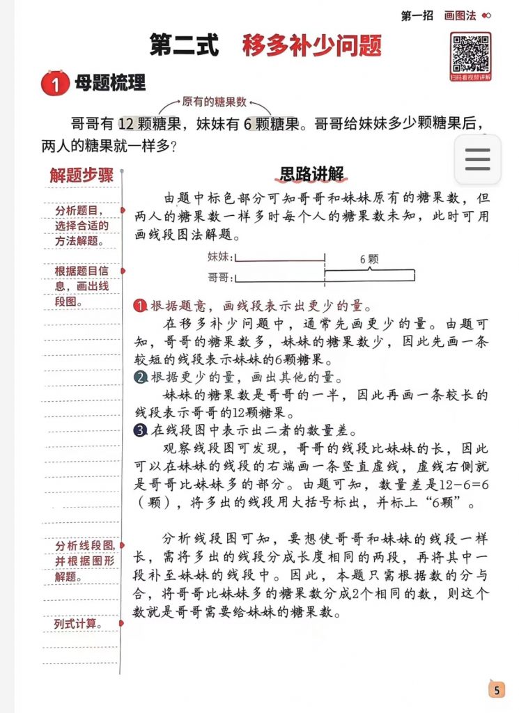 斗半匠小学【数学母题】解题大招举一反三（1-6年级全）
