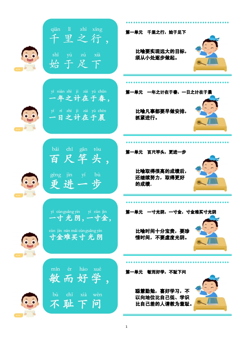 每日晨读（常爸240句小古文）48单元-watiku