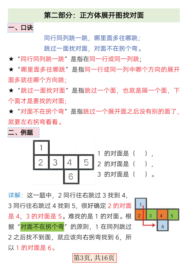 一下数学易考三大图形专项练习（共16页）