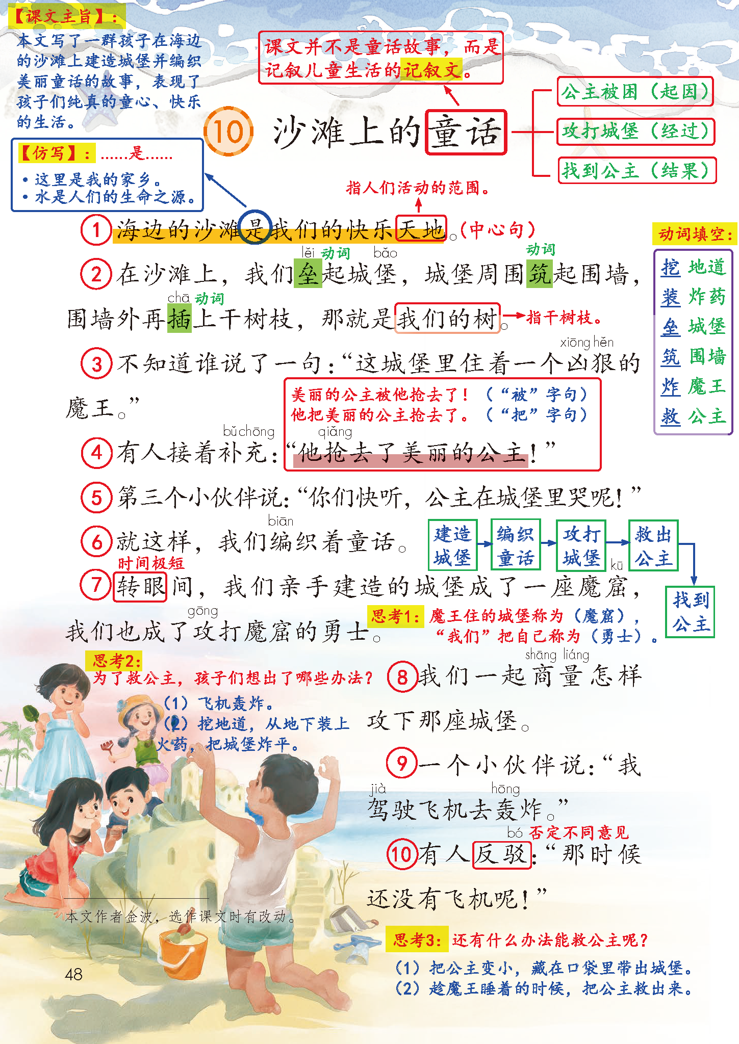 二年级下册语文课本教师备课【课堂笔记】(全131页）